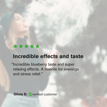 2000mg D10, D8 Vape Pen - Beyond Blueberry - Indica - 2ml - Hyper