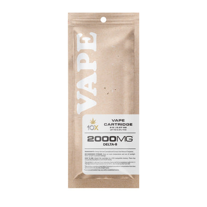 2000mg D8 Vape Cart - Girl Scout Cookies - Indica - 2ml - 10X