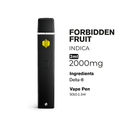 2000mg D8 Vape Pen - Forbidden Fruit - Indica - 2ml - Chill Plus