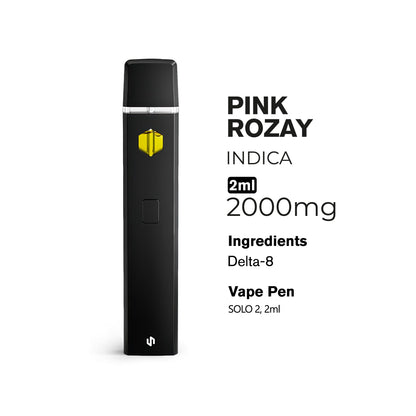 2000mg D8 Vape Pen - Pink Rozay - Indica - 2ml - Chill Plus