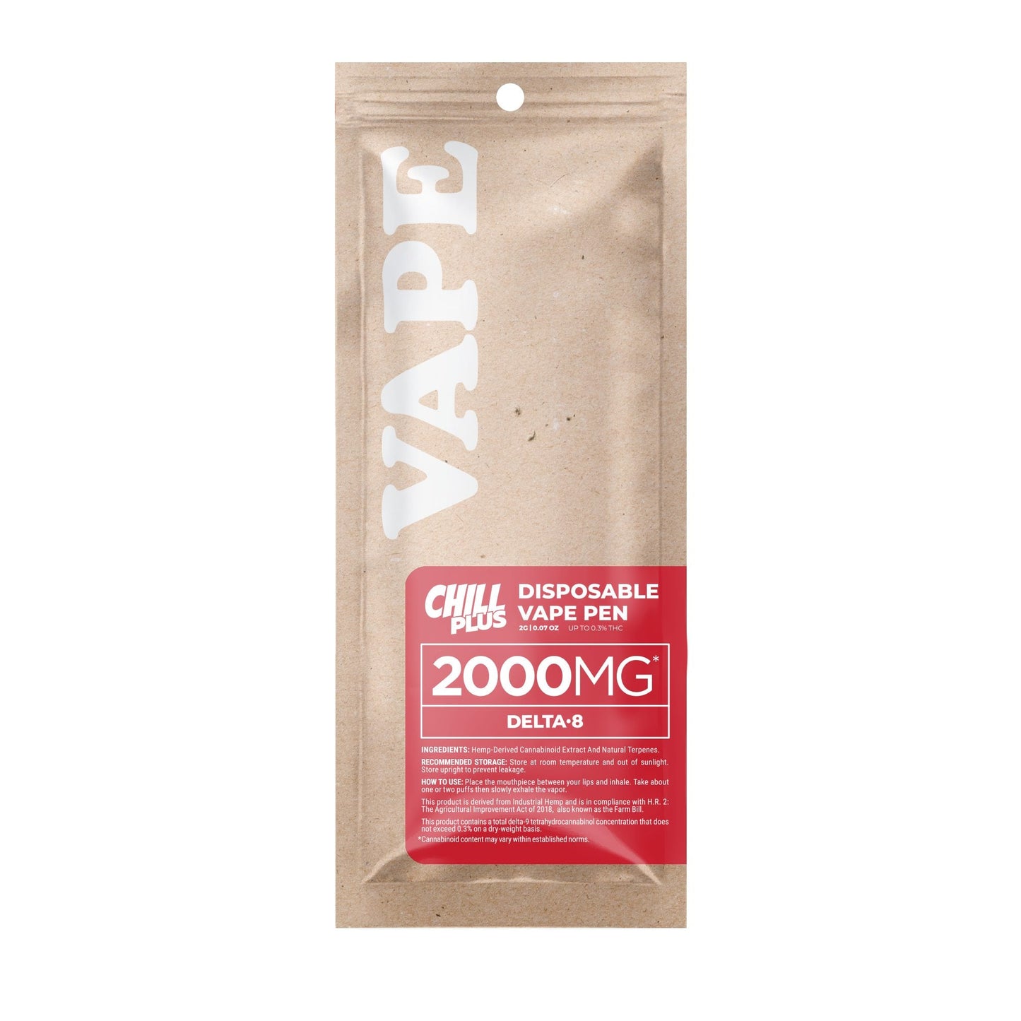 2000mg Delta 8 Vape Pens Bundle - Chill Plus
