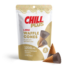 200mg Birthday Cake Waffle Cones - D8 & THCP - Chill Plus