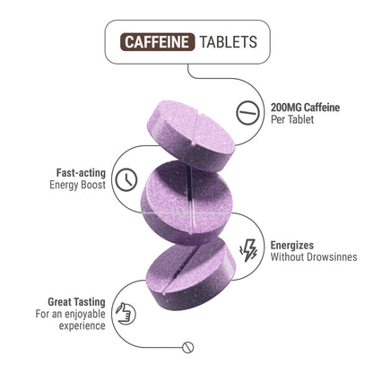 200mg Caffeine Tablets - Fruit Punch - Chill Plus