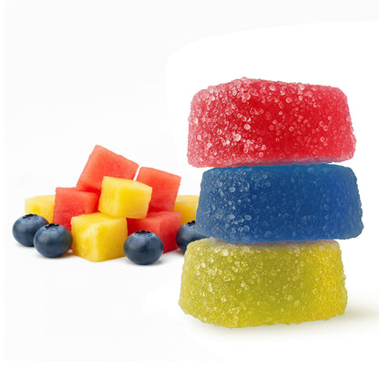 200mg D8, D9, THCP, Mushroom Blend Gummies - Mixed Fruits - Chill Extreme