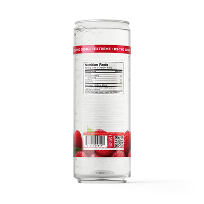200mg Raspberry THC Seltzer - D9 Nano - Fresh