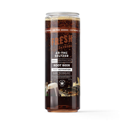 200mg Root Beer THC Seltzer - D9 Nano - Fresh