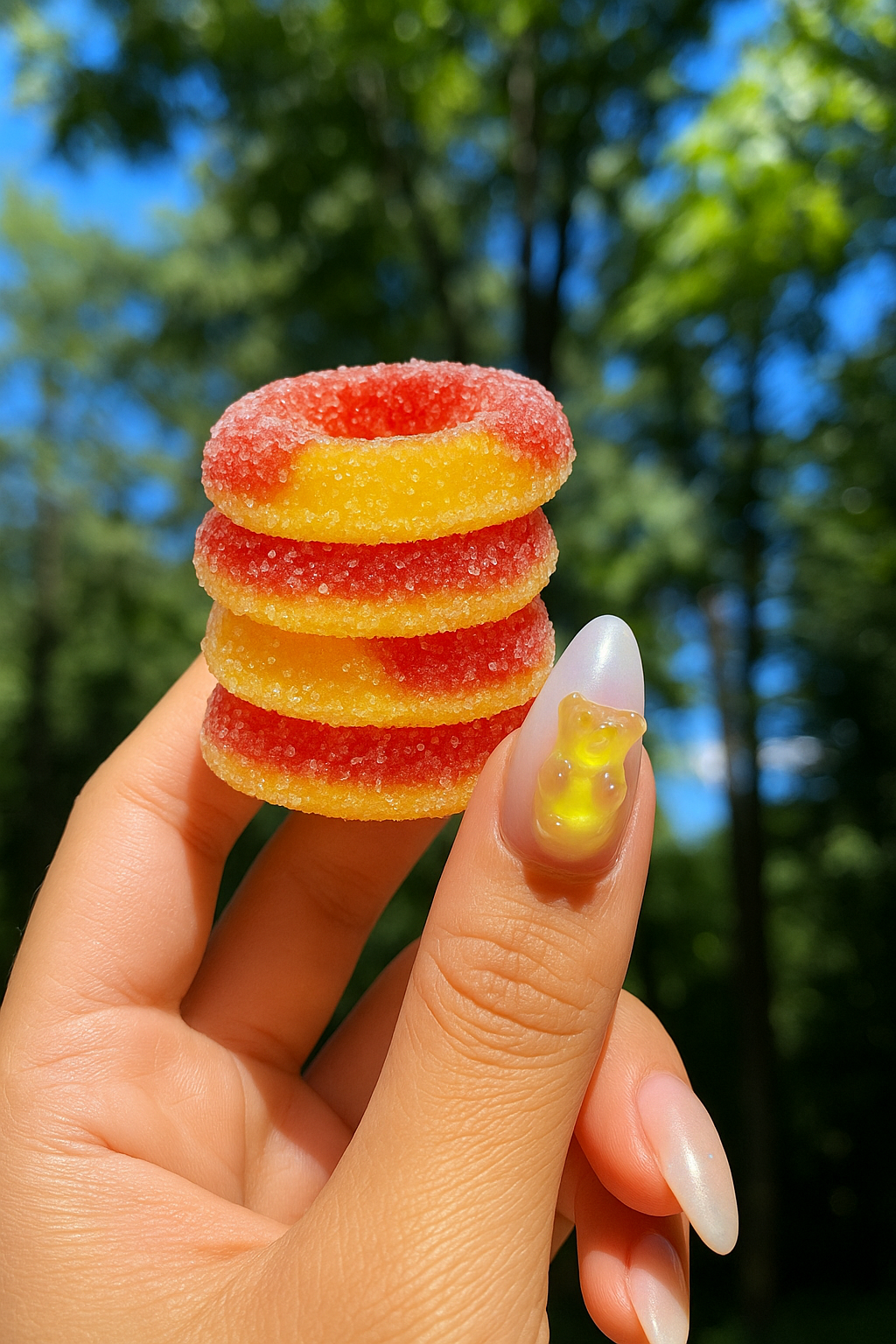 50mg Full Spectrum CBD Gummy Rings - Diamond CBD