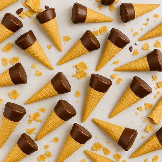 100mg Milk Chocolate Waffle Cones - D8, THCP - Chill Plus