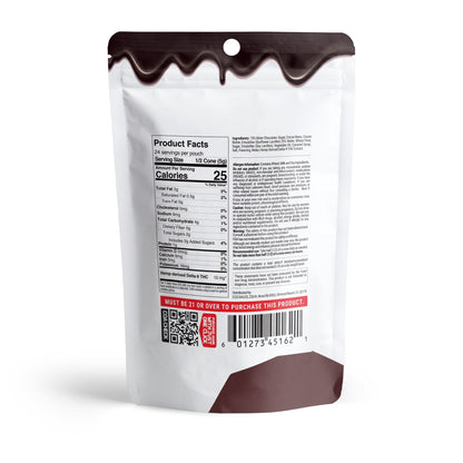 20mg Dark Chocolate Waffle Cones - Delta 9 - Chill Plus