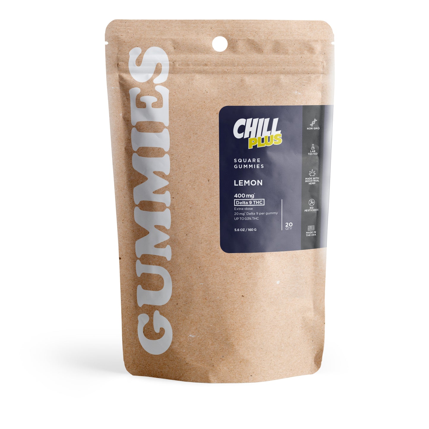 20mg Delta 9 Gummies - Lemon - Chill Plus