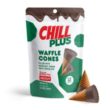 20mg Hazelnut Cream + Milk Chocolate Waffle Cones - Delta 9 - Chill Plus