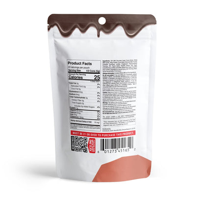 20mg Peanut Butter + Milk Chocolate Waffle Cones - Delta 9 - Chill Plus