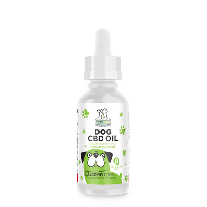 240mg CBD Pet Oils For Medium Dogs - MediPets