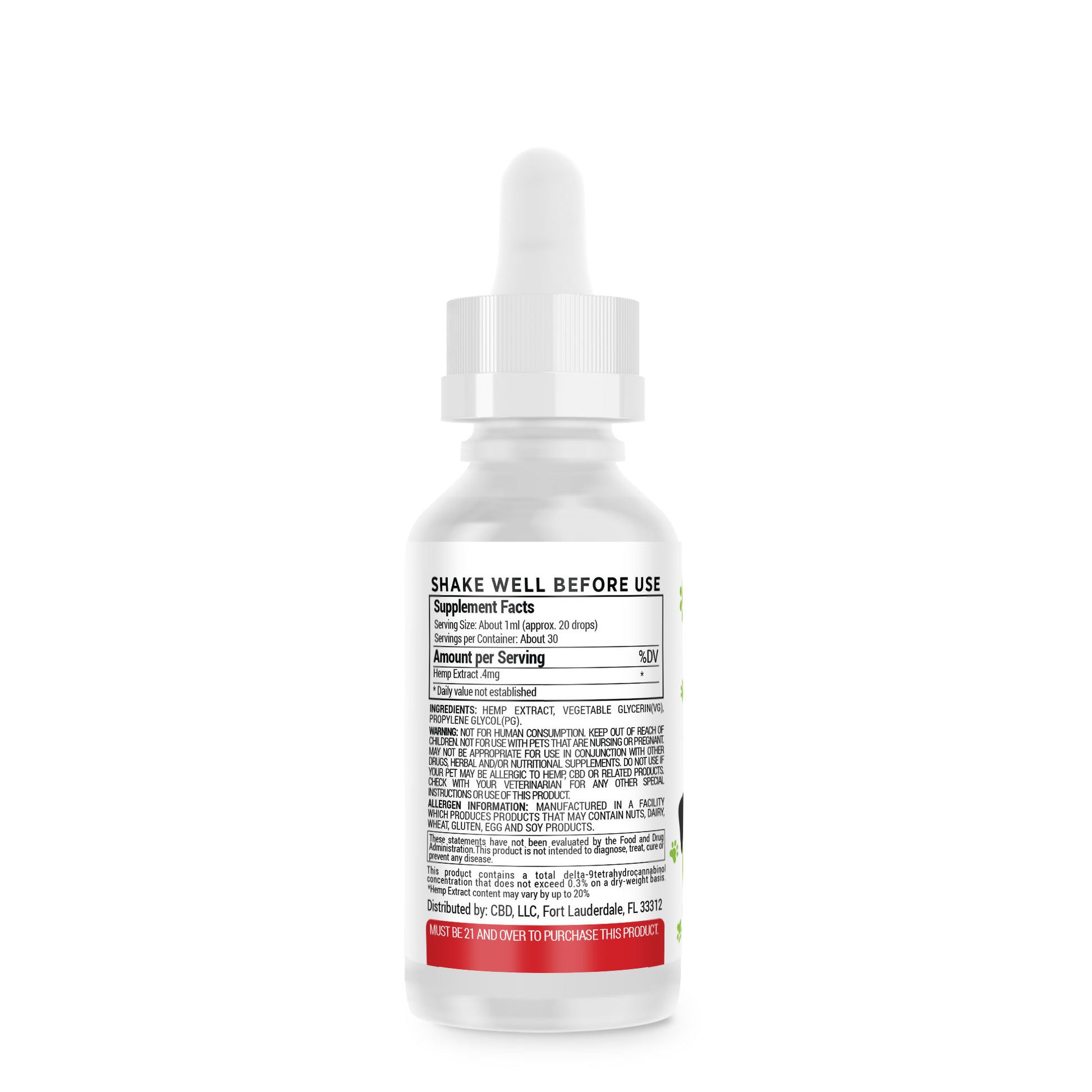 240mg CBD Pet Oils For Medium Dogs - MediPets