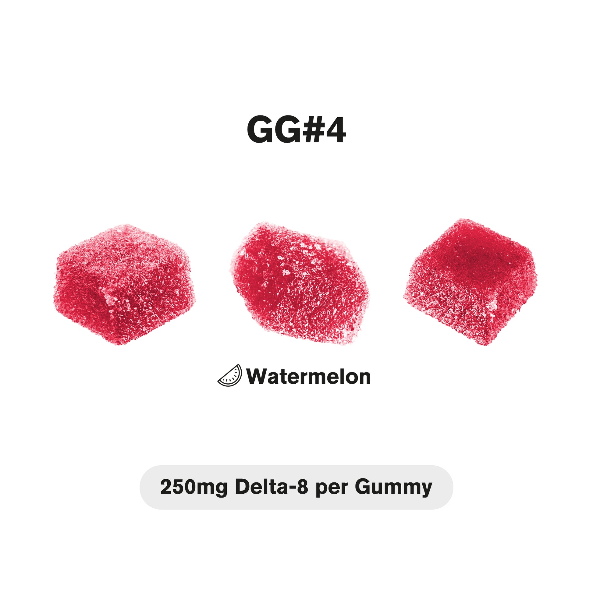 250mg D8 + Live Resin Gummies - GG4 Strain - Chill Extreme