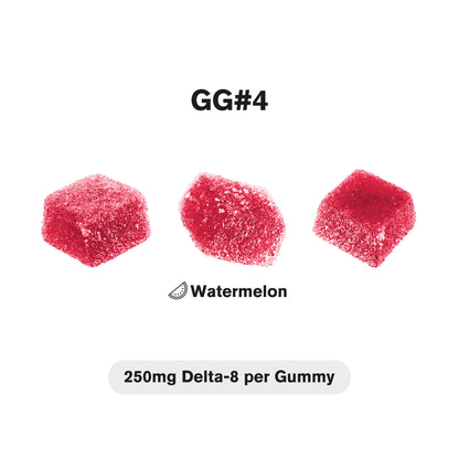 250mg D8 + Live Resin Gummies - GG4 Strain - Chill Extreme