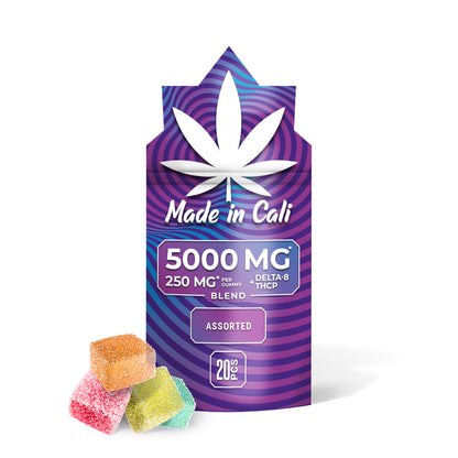 250mg D8 & THCP Gummies - Assorted - Made In Cali
