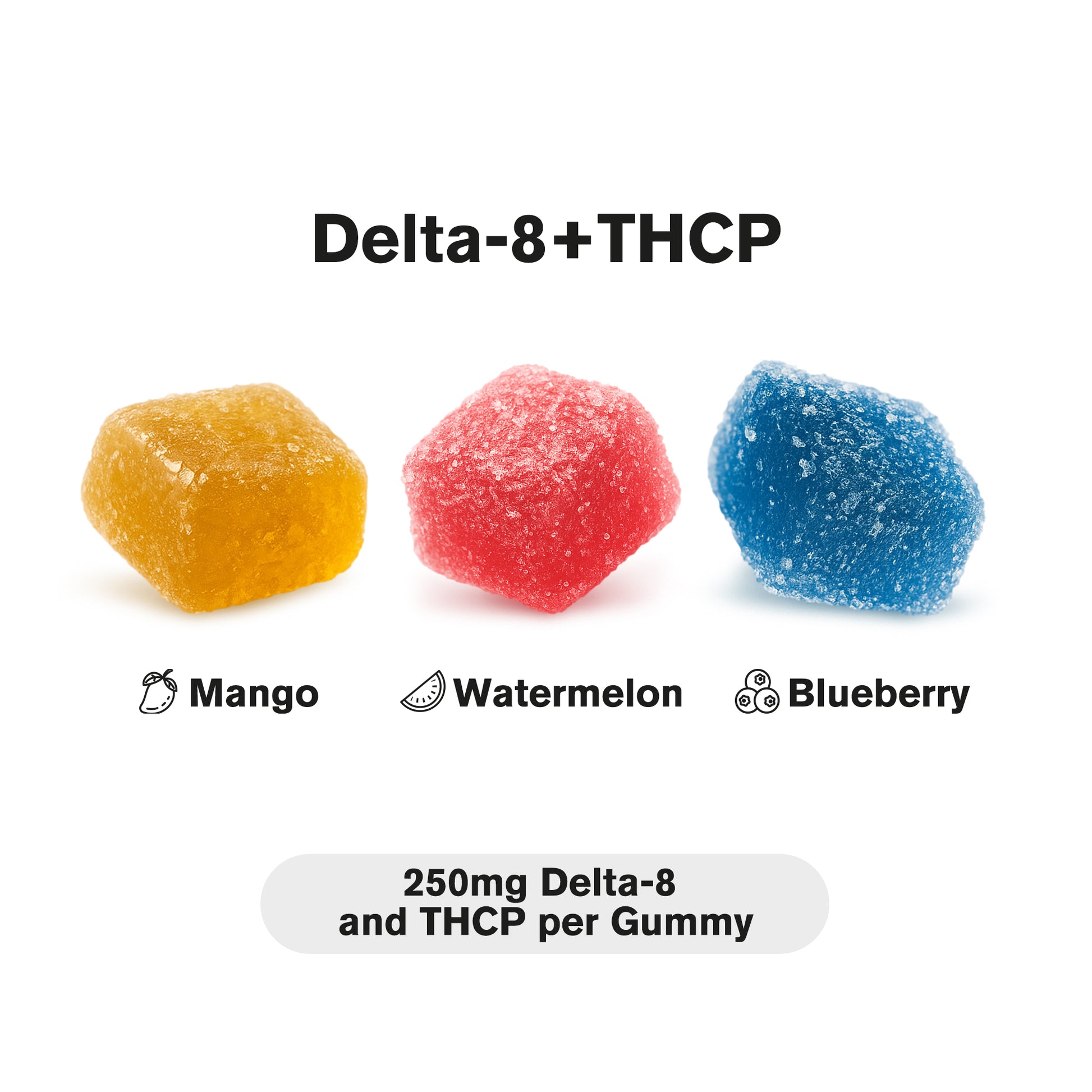 250mg D8 & THCP Gummies - Original Mix - Chill Extreme