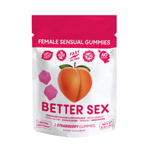 250mg Female Sensual Gummy Pouch - Botanical Blend - Strawberry - Better Sex