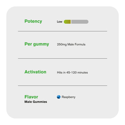 250mg Male Enhancement Gummies - Herbal Blend - Better Sex
