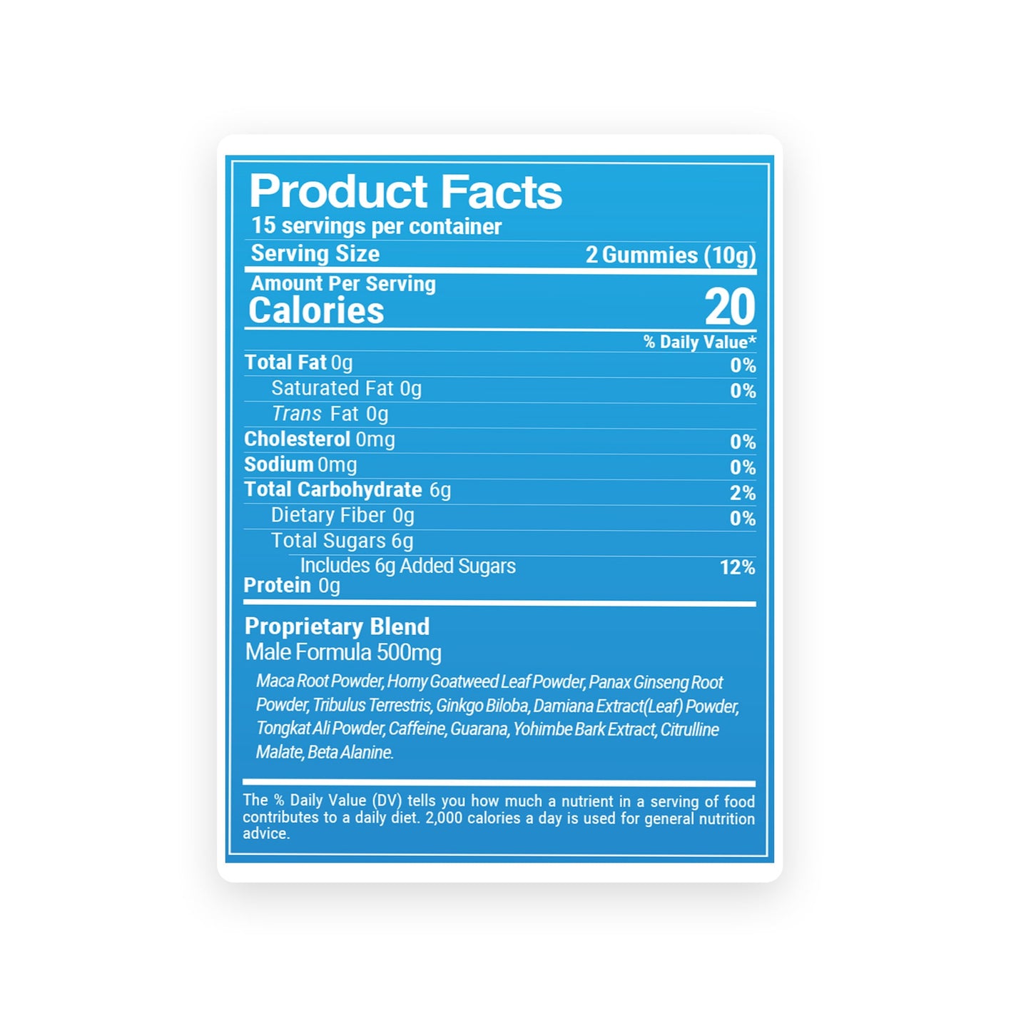 250mg Male Enhancement Gummies - Herbal Blend - Better Sex