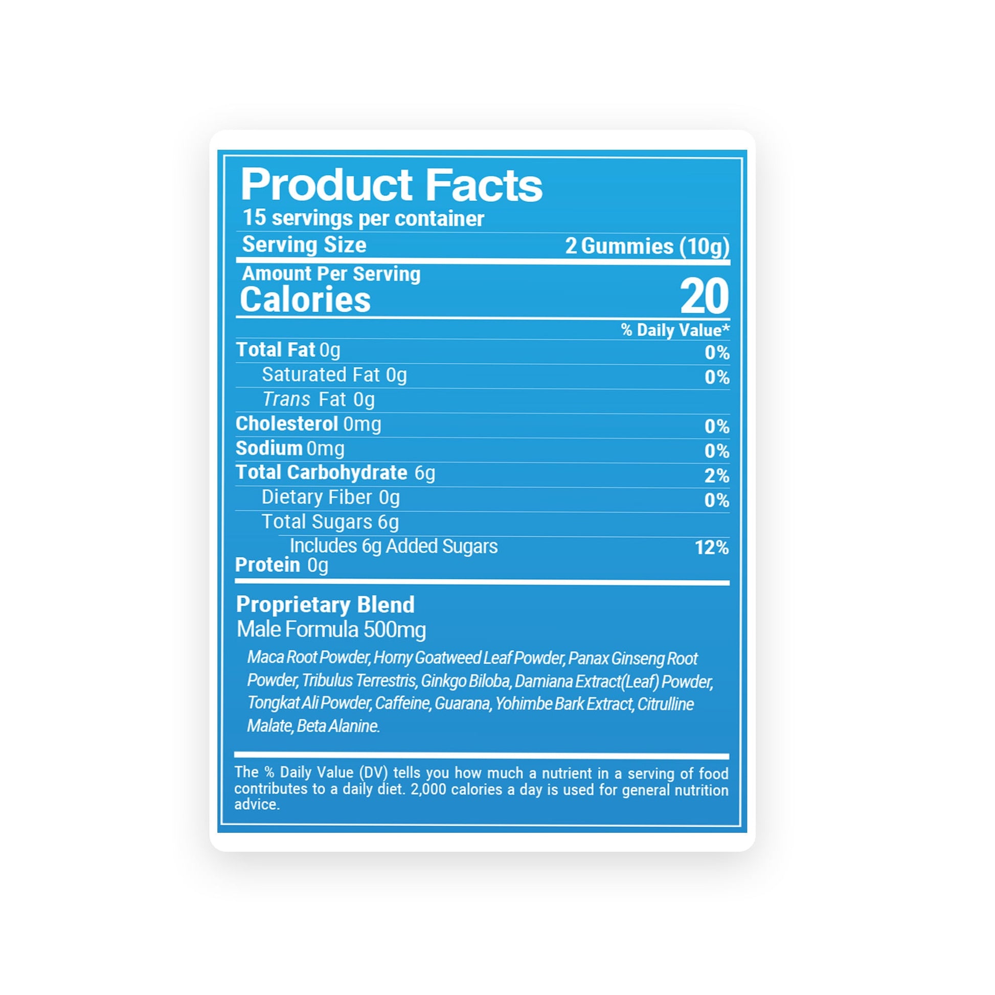 250mg Male Enhancement Gummies - Herbal Blend - Better Sex
