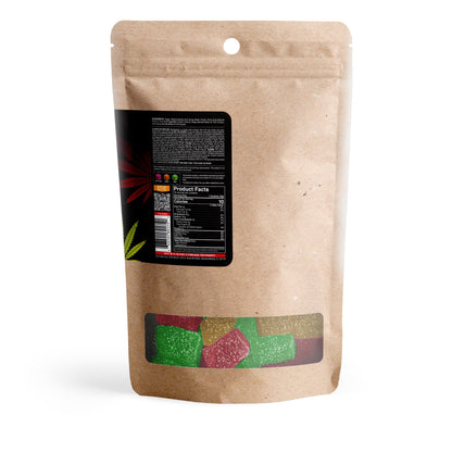 25mg D8 & D10 Gummies - Fruity Mix - Hyper