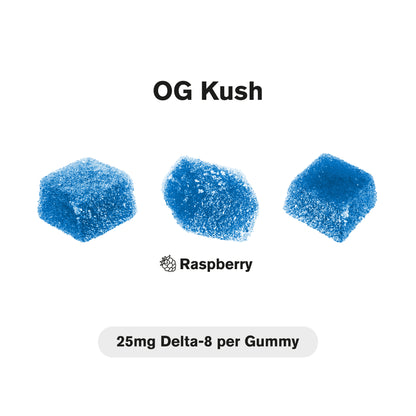 25mg D8 + Live Resin Gummies - OG Kush - Chill Extreme