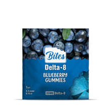 25mg Delta 8 Gummies - Blueberry - Bites