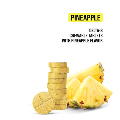 25mg Delta 8 Tablets - Pineapple - Chill Plus