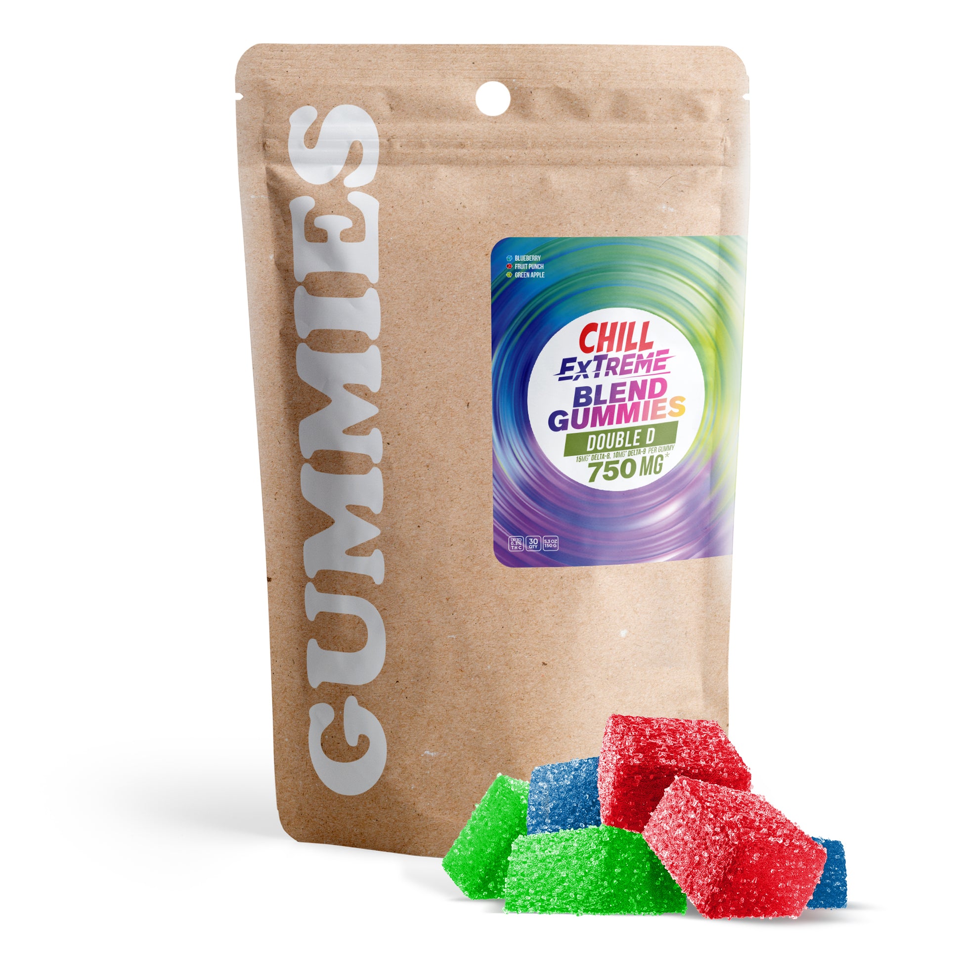 25mg Double D Blend - D8 & D10 - Chill Extreme