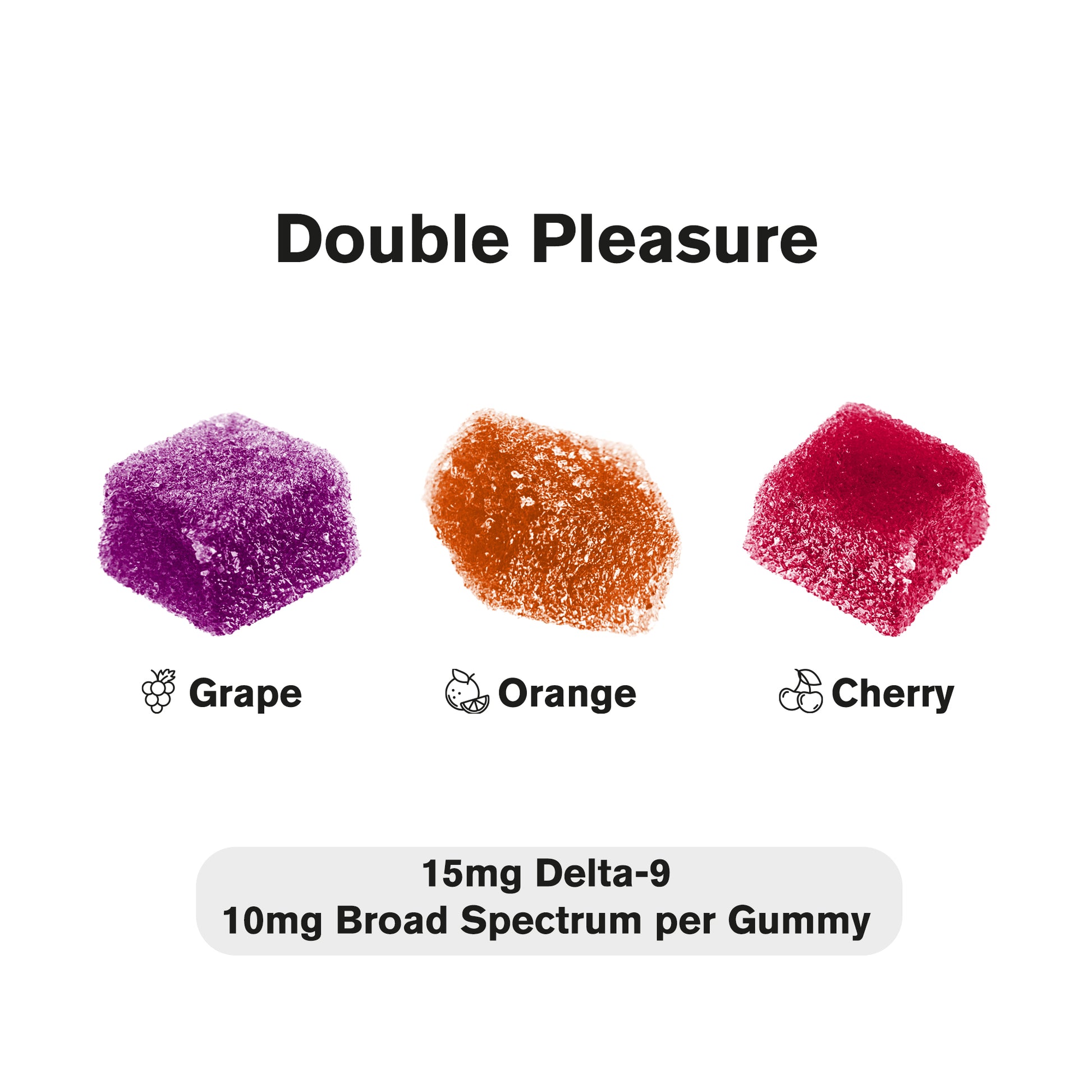 25mg Double Pleasure Blend - D9 & Broad Spectrum CBD - Chill Extreme