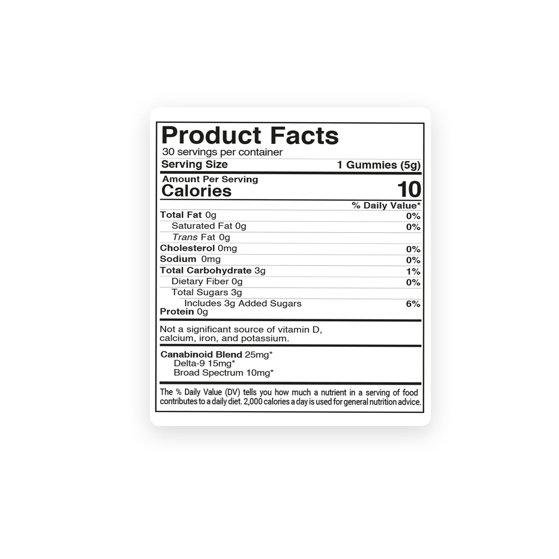 25mg Double Pleasure Blend - D9 & Broad Spectrum CBD - Chill Extreme