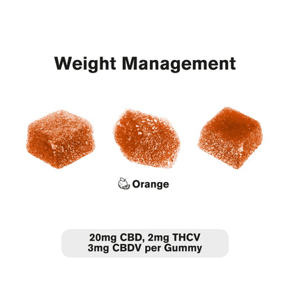 25mg Full Spectrum CBD, THCV, CBDV Gummies - Canna Slim