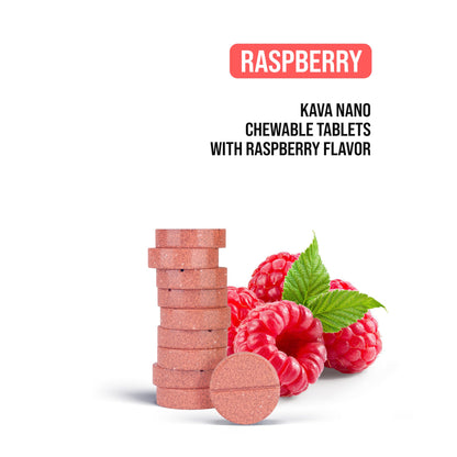 25mg Kava Nano Tablets - Raspberry - Chill Plus