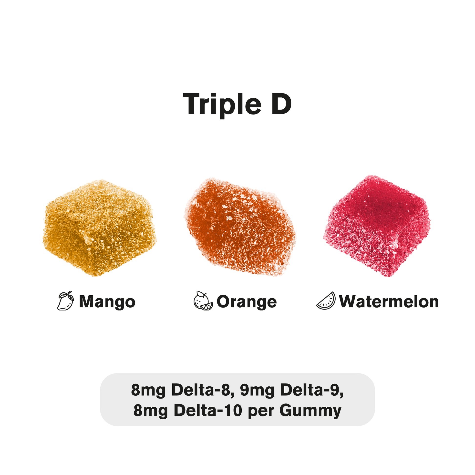 25mg Triple D Blend - D8, D9, D10 - Chill Extreme