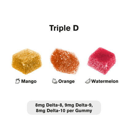25mg Triple D Blend - D8, D9, D10 - Chill Extreme