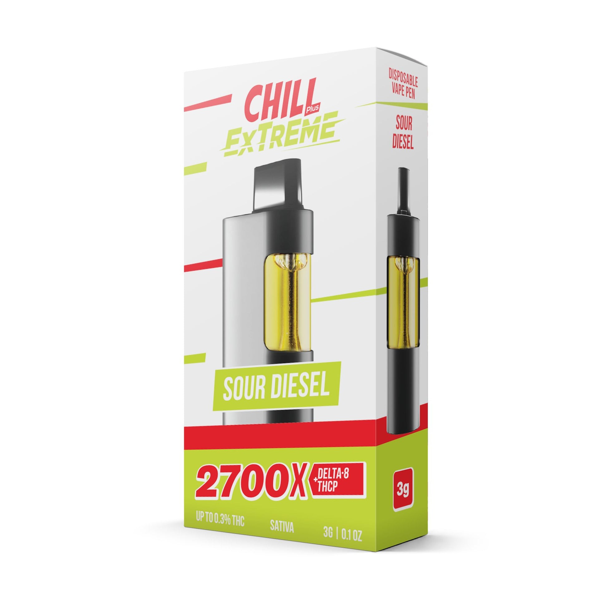 2700mg THCP, D8 Vape Pens Bundle - Chill Extreme