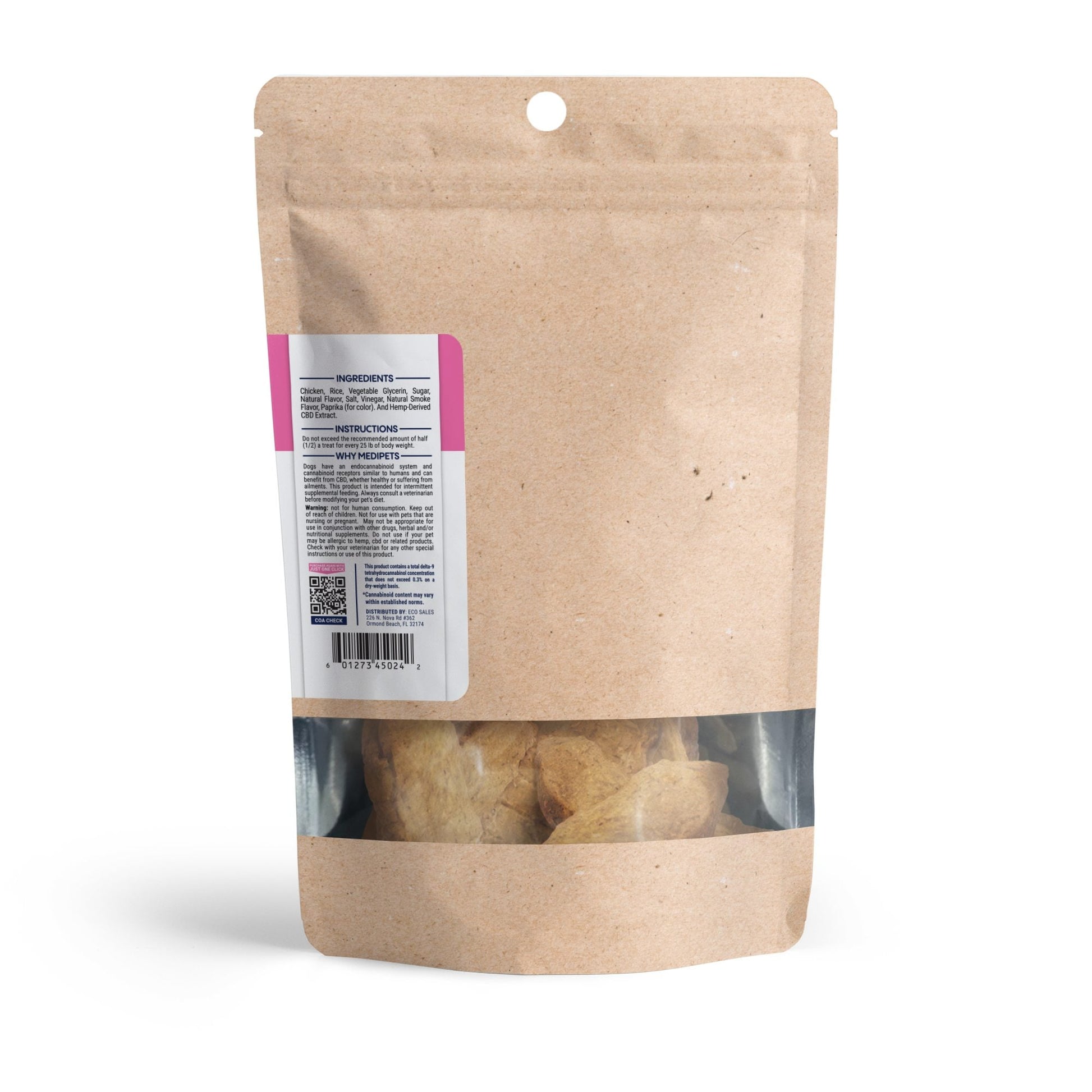 300mg CBD Pet Treats For Dogs - Grilled Chicken - MediPets