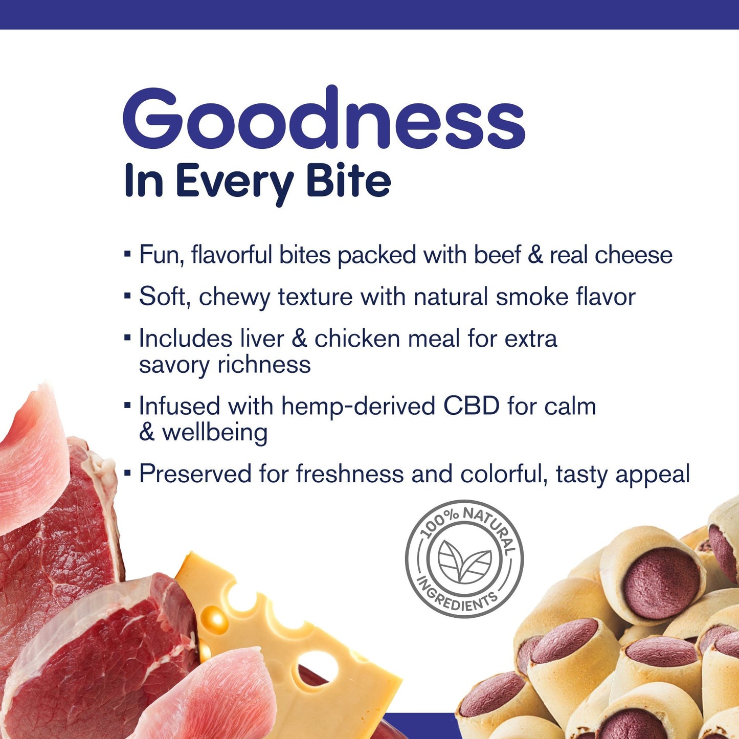300mg CBD Pet Treats For Dogs - Pigs in a Blanket - MediPets