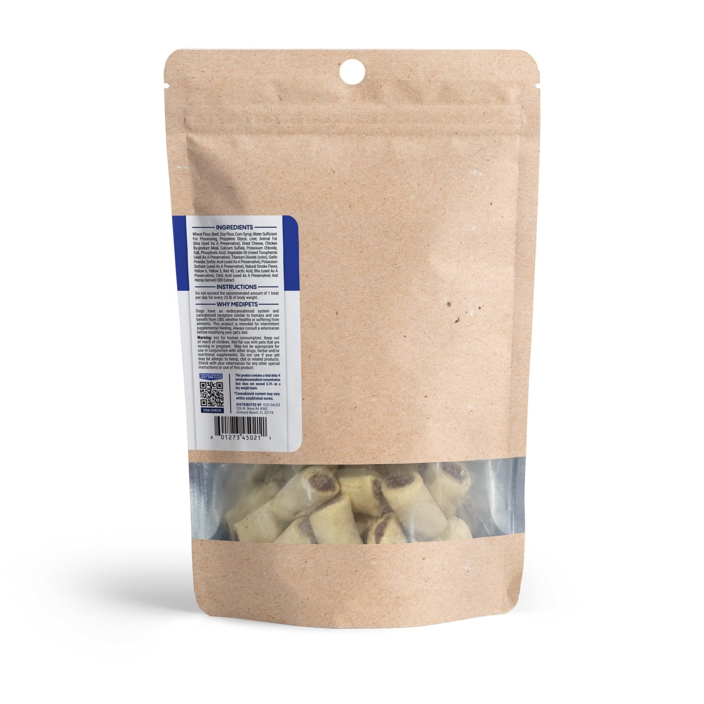 300mg CBD Pet Treats For Dogs - Pigs in a Blanket - MediPets