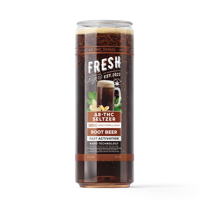 300mg Root Beer THC Seltzer - D8 Nano - Fresh