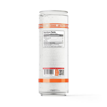 300mg Strawberry & Peach THC Seltzer - D8 Nano - Fresh
