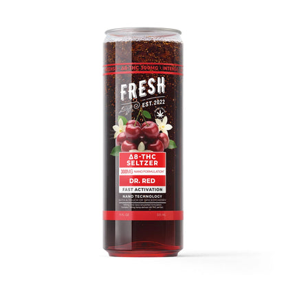 300mg Dr.Red THCa Seltzer - D8 Nano - Fresh