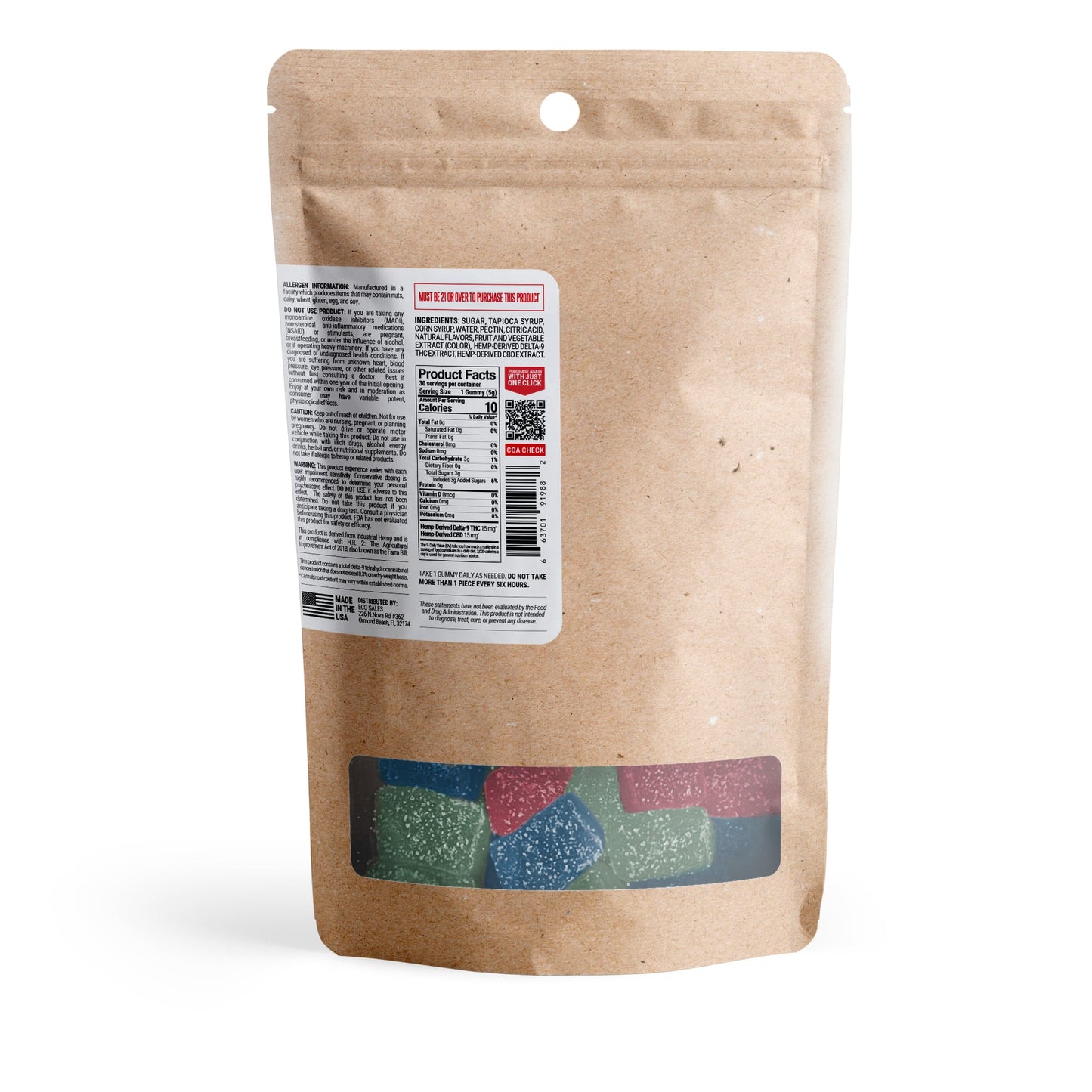 30mg Classic High Gummies - D9 & CBD - Assorted - D9 THC