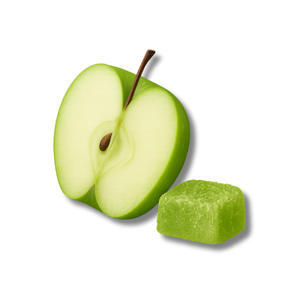 50mg HHC Gummy - Green Apple - Bites