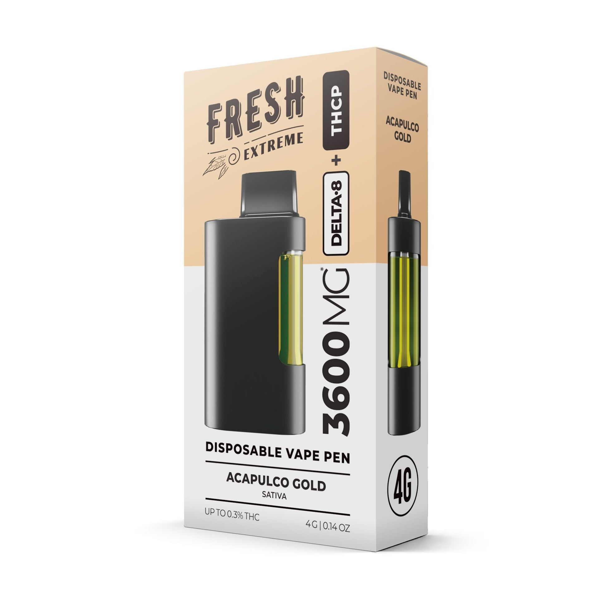3600mg THCP, D8 Vape Pens Bundle - Fresh