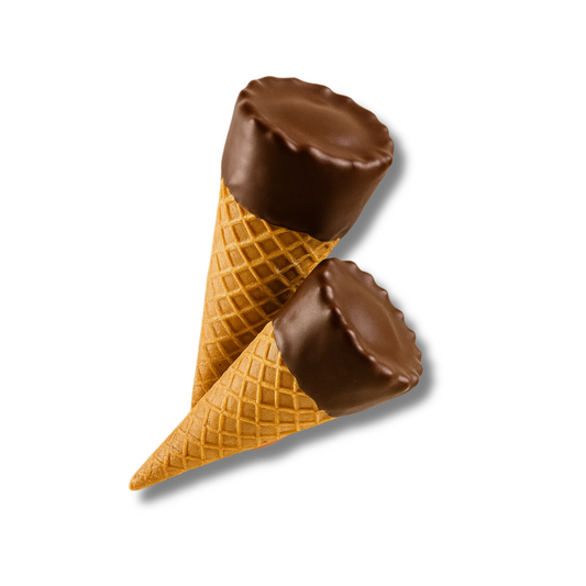 100mg Milk Chocolate Waffle Cones - D8, THCP - Chill Plus