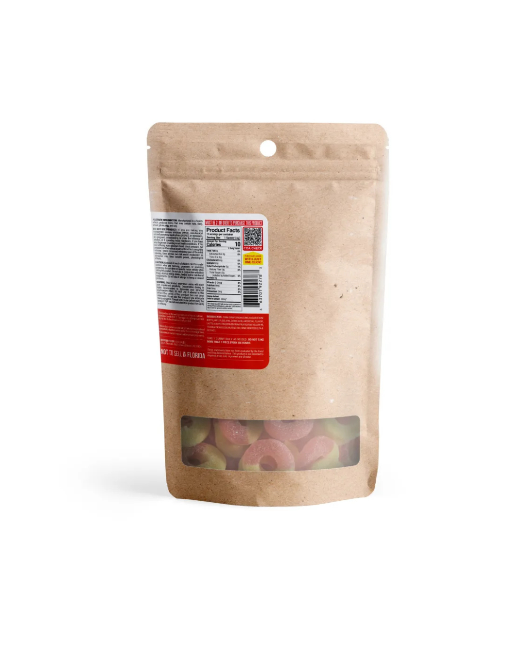 50mg Full Spectrum CBD Gummy Rings - Diamond CBD