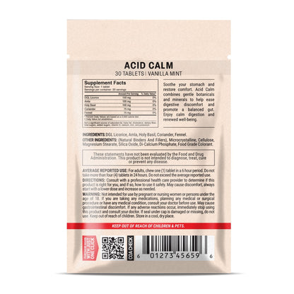 500mg Acid Calm Tablets - Vanilla Mint - Mood Tablets